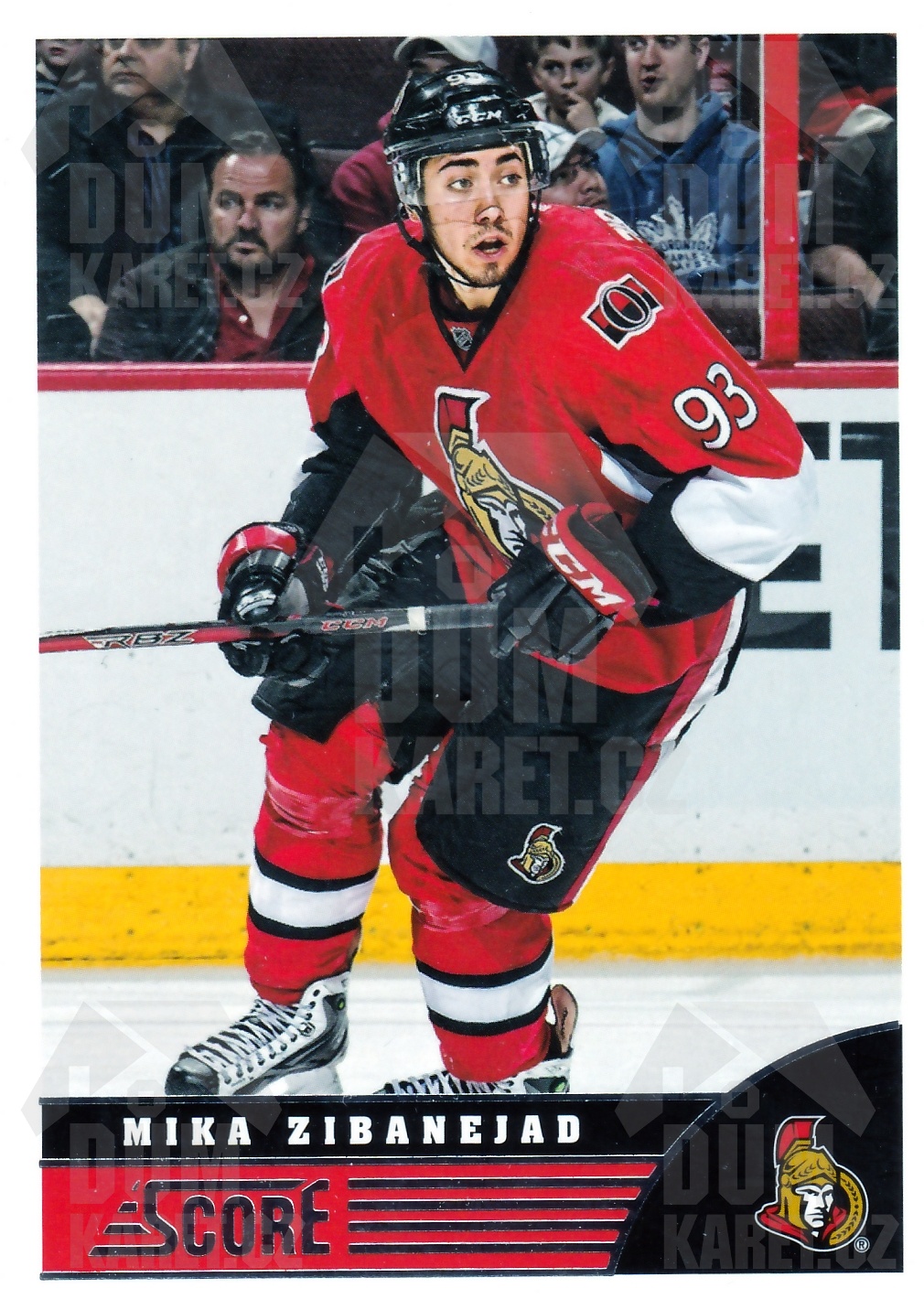 Mika Zibanejad - 2013/14 Panini Score Hockey - #358