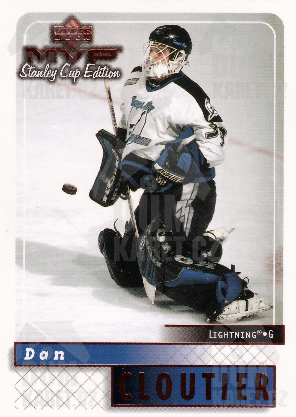 Dan Cloutier - 1999/00 MVP Hockey - Stanley Cup Edition - #168