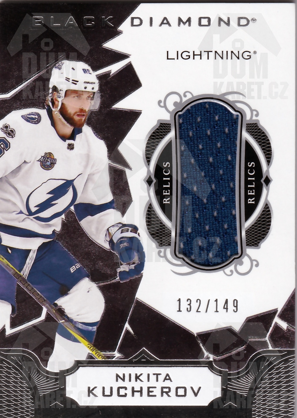 Nikita Kucherov - 2018/19 Black Diamond Hockey - Diamond Relics /149 - #BDB-NK