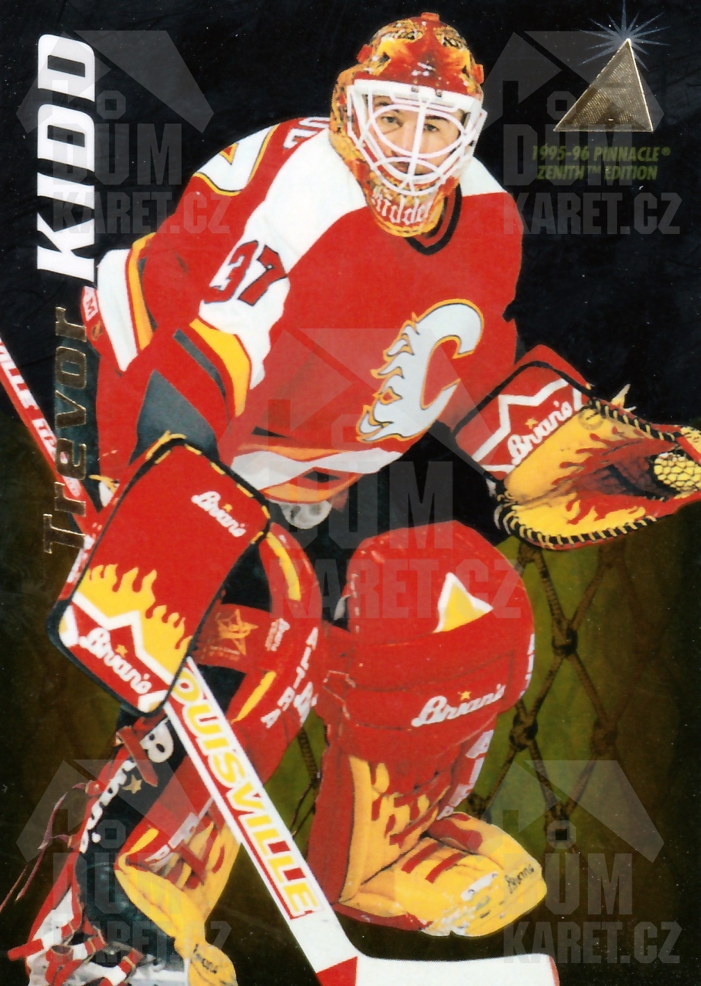 Trevor Kidd - 1995/96 Pinnacle Zenith - #67