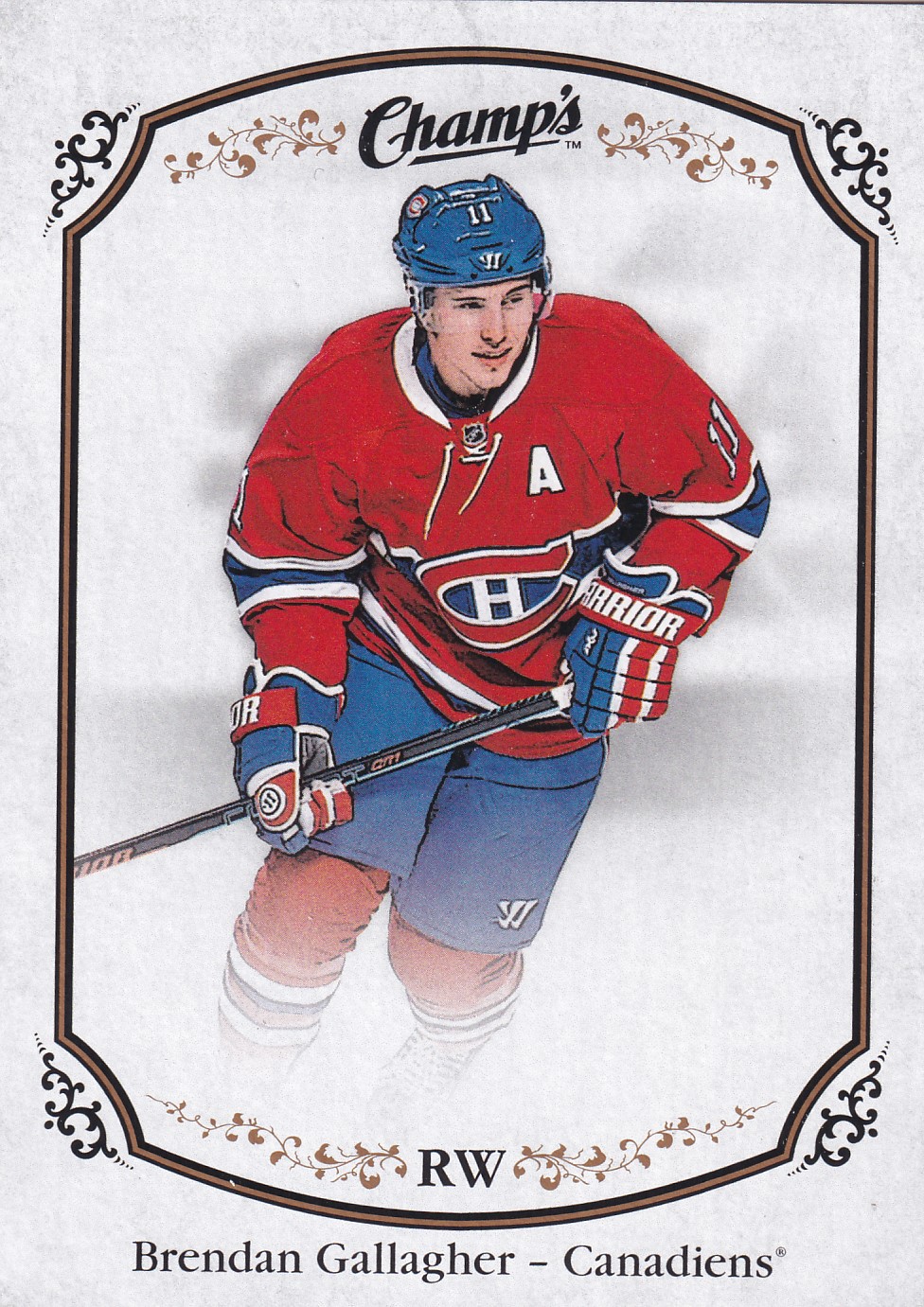 Brendan Gallagher - 2015/16 UD Champ's Hockey - #143