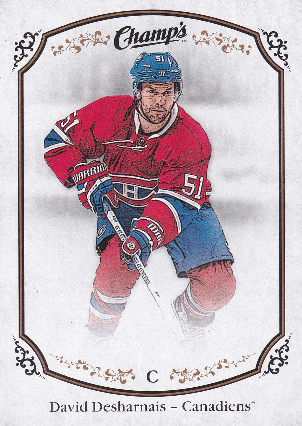 David Desharnais - 2015/16 UD Champ's Hockey - #131