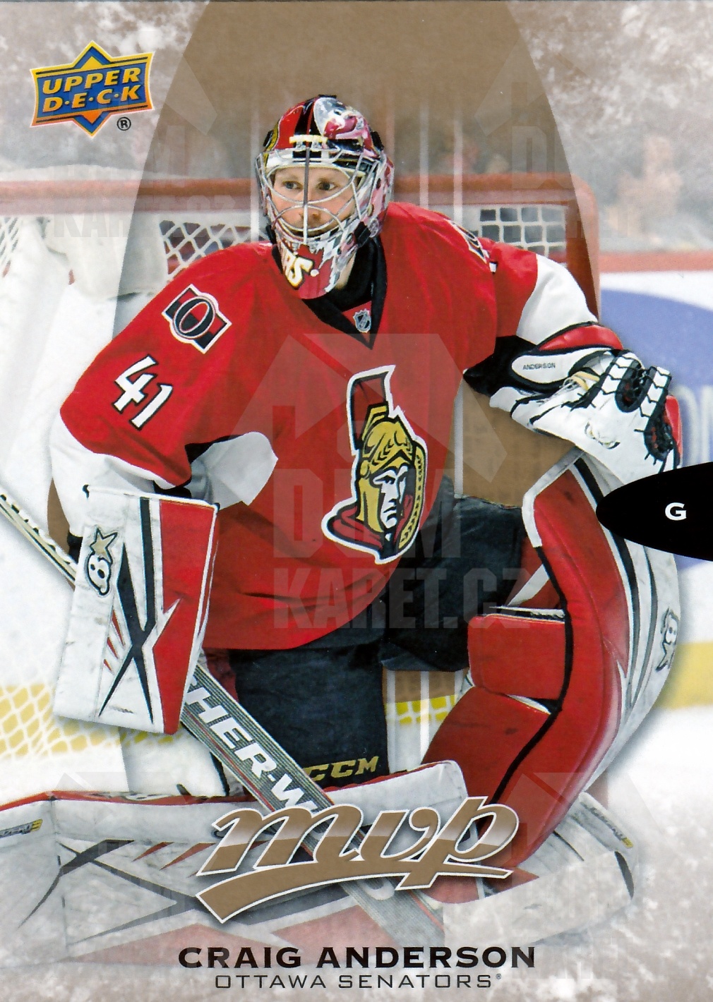 Craig Anderson - 2016/17 MVP Hockey - #103