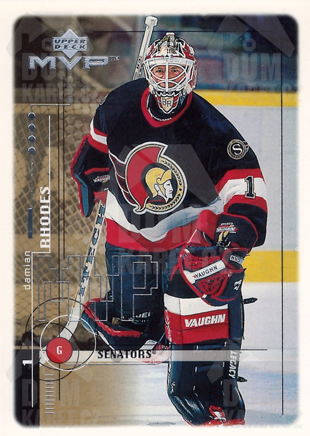 Damian Rhodes - 1998/99 MVP Hockey - #140