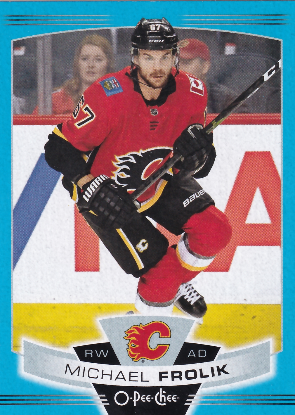 Michael Frolík - 2019/20 O-Pee-Chee Hockey - Blue Border - #443