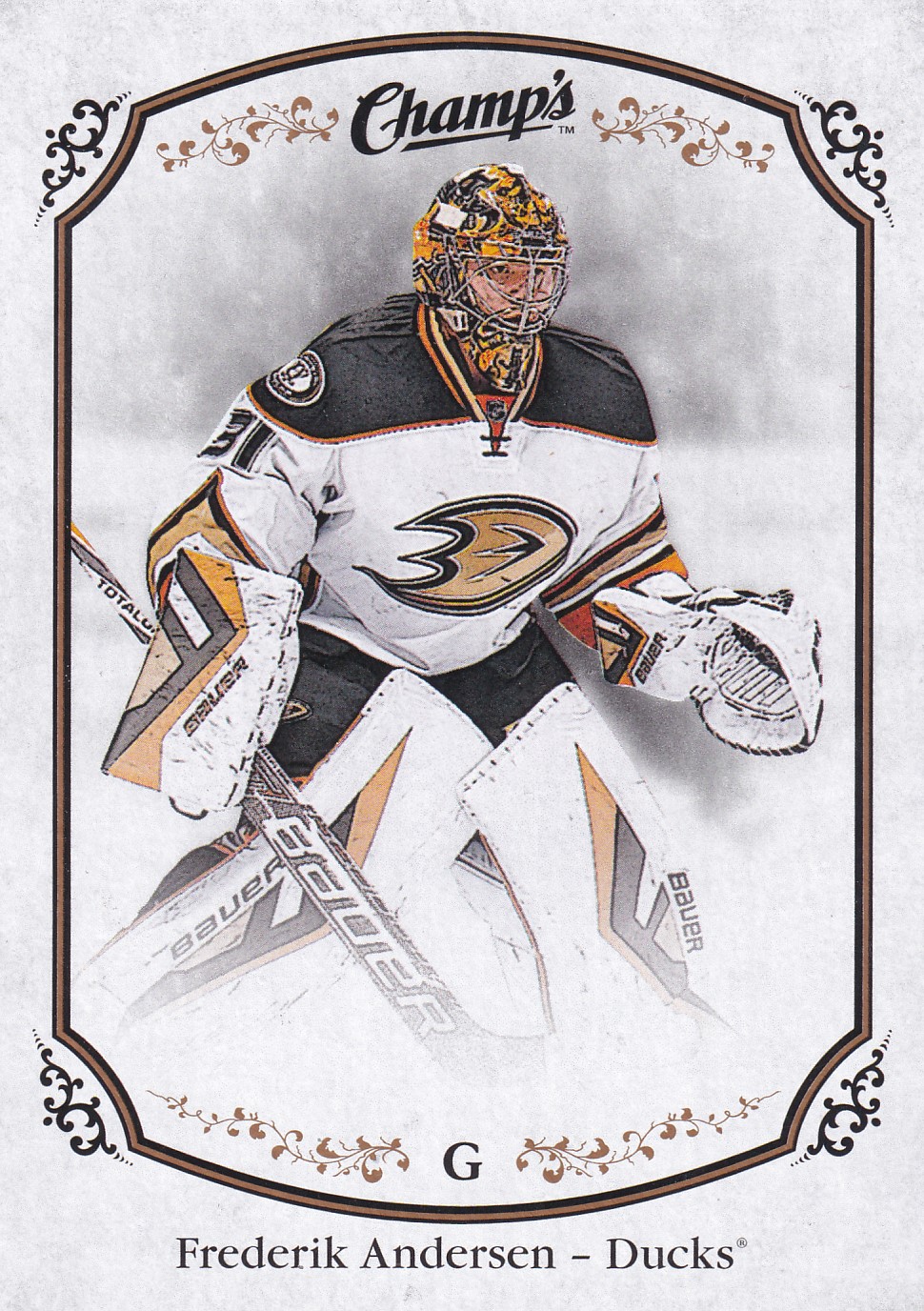Frederik Andersen - 2015/16 UD Champ's Hockey - #151