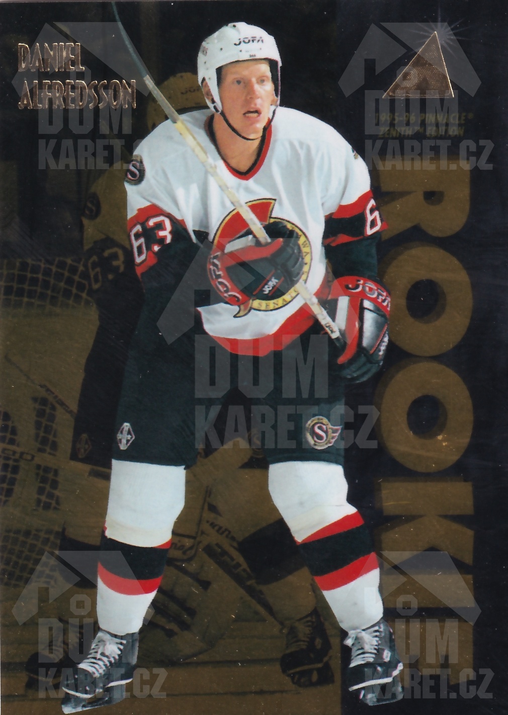 Daniel Alfredsson - 1995/96 Pinnacle Zenith - RC - #149