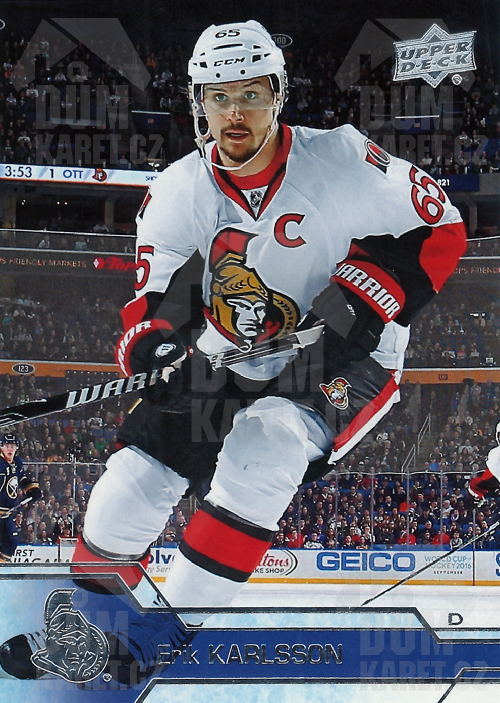 Erik Karlsson - 2016/17 UD Series I. Hockey - #133