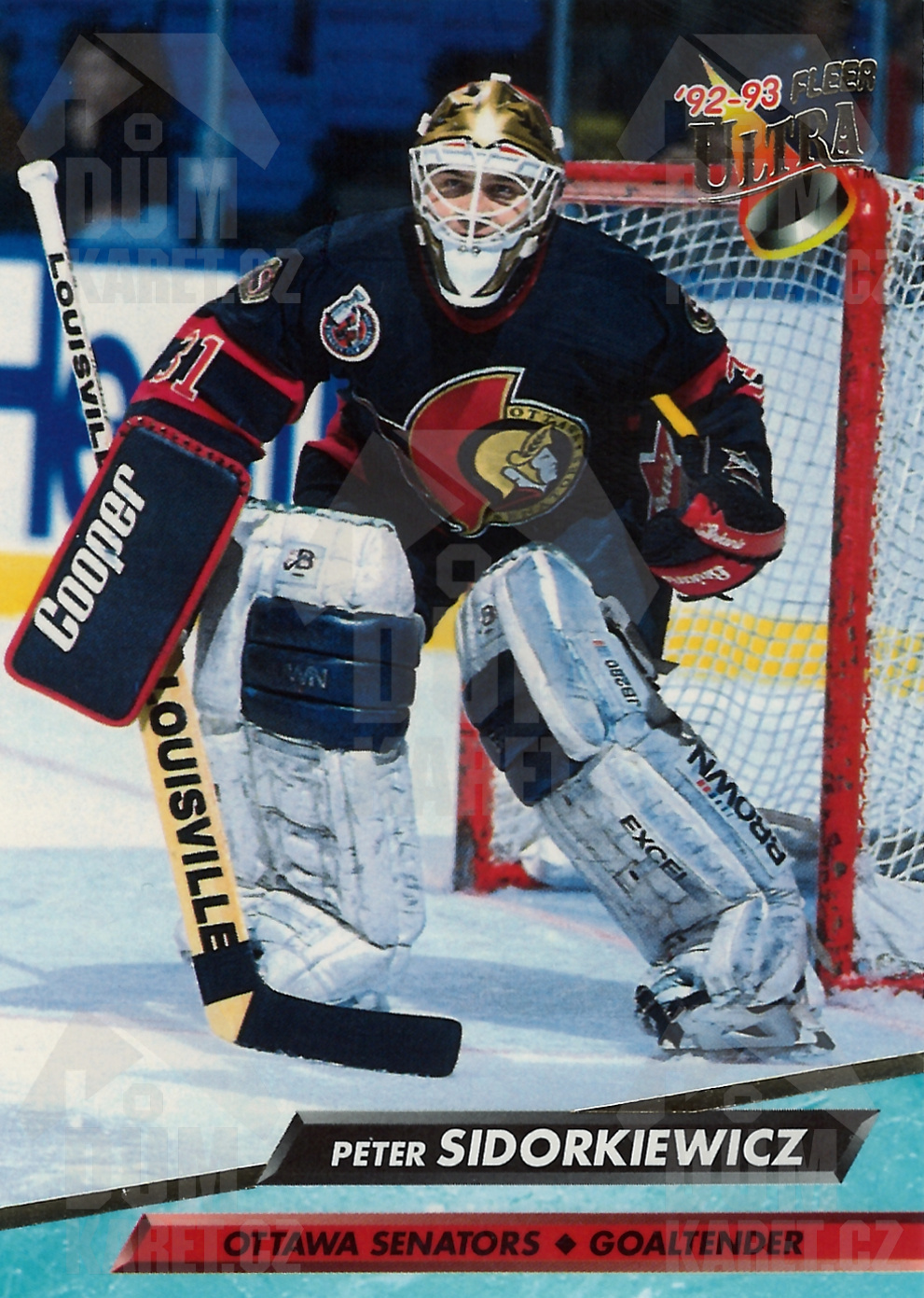 Peter Sidorkiewicz - 1992/93 Fleer Ultra Hockey - #367