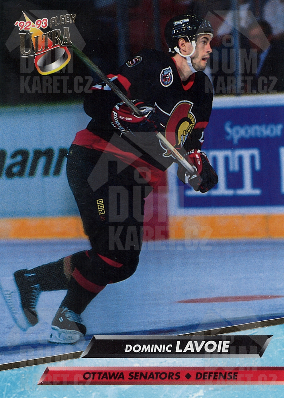 Dominic Lavoie - 1992/93 Fleer Ultra Hockey - #145