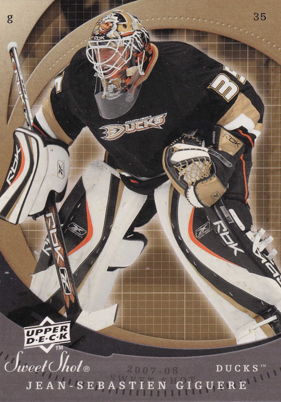 Jean-Sebastien Giguere - 2007/08 Sweet Shot Hockey - #44