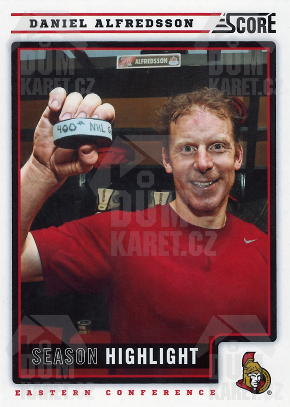 Daniel Alfredsson - 2012/13 Score Hockey - Season Highlight - #23