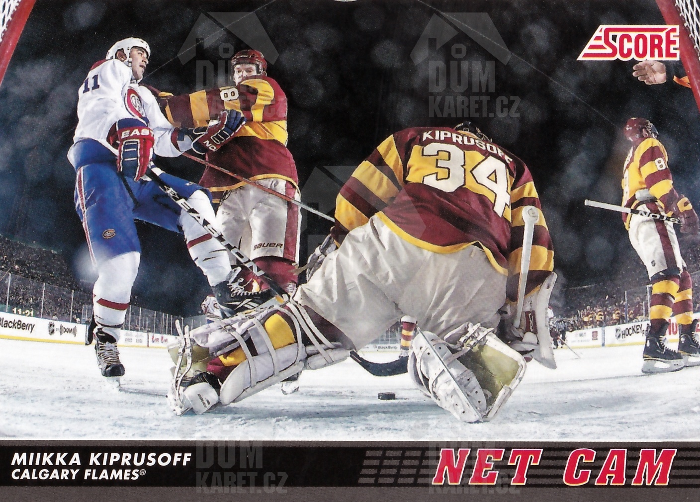 Miikka Kiprusoff - 2012/13 Score Hockey - Net Cam - #NC20