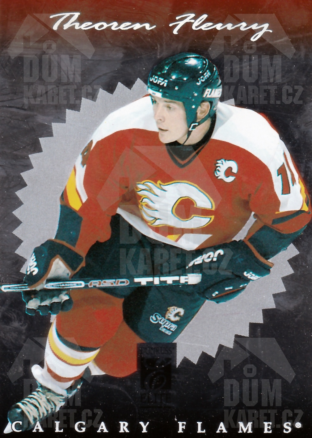 Theoren Fleury - 1996/97 Donruss Elite - #54