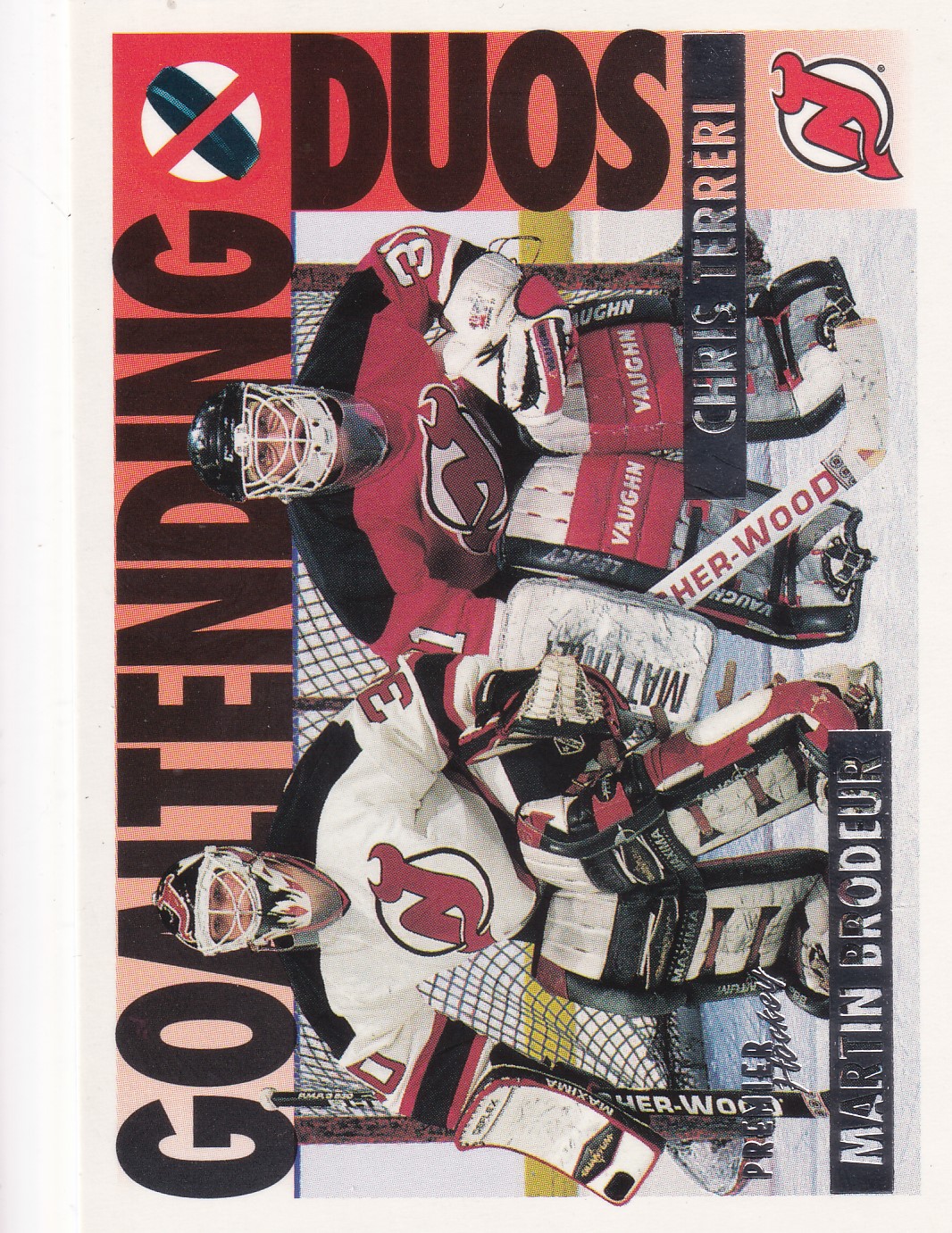 Brodeur / Terreri - 1994/95 Topps Premier Series I. Hockey - Goal. Duos - #83