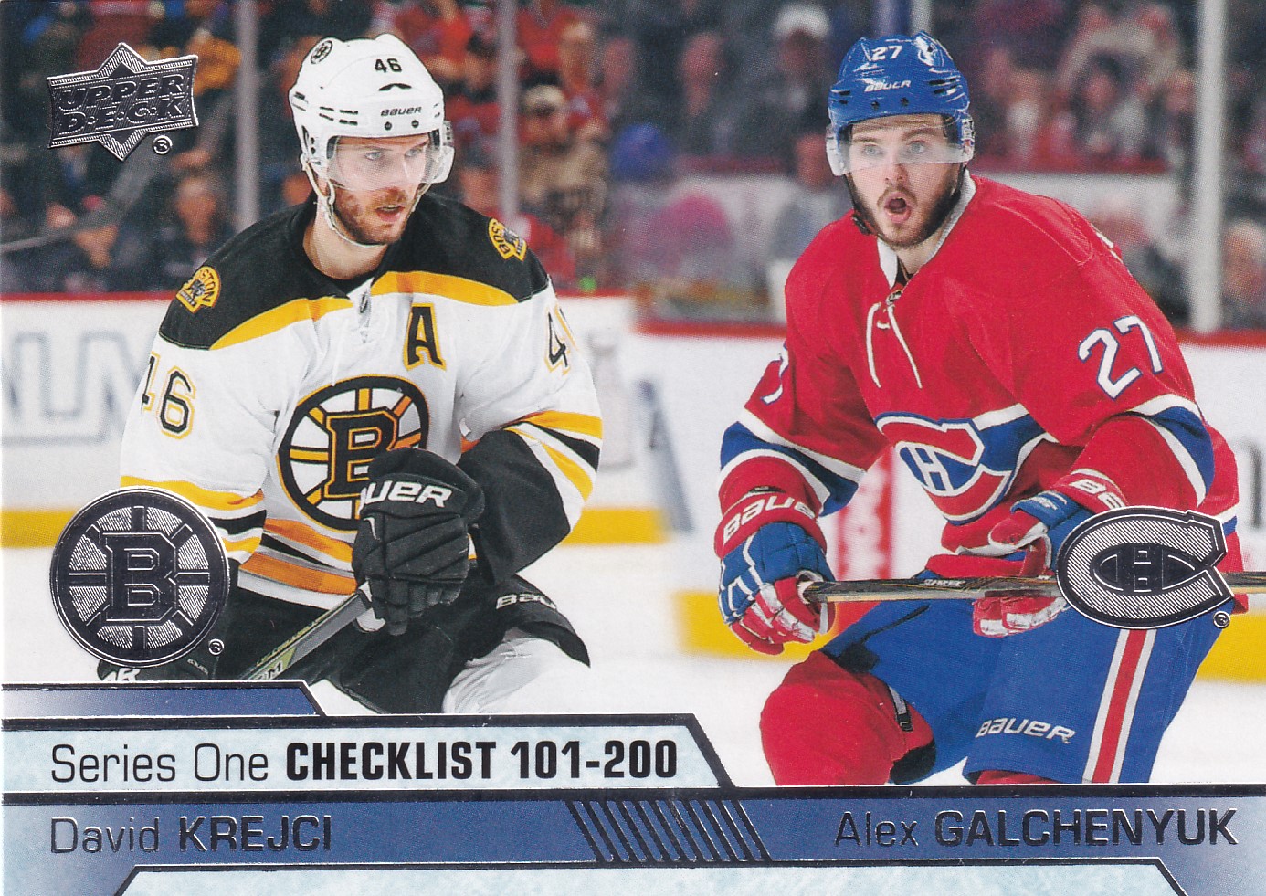 Krejčí / Galchenyuk - 2016/17 UD Series I. Hockey - Checklist 101-200 - #200