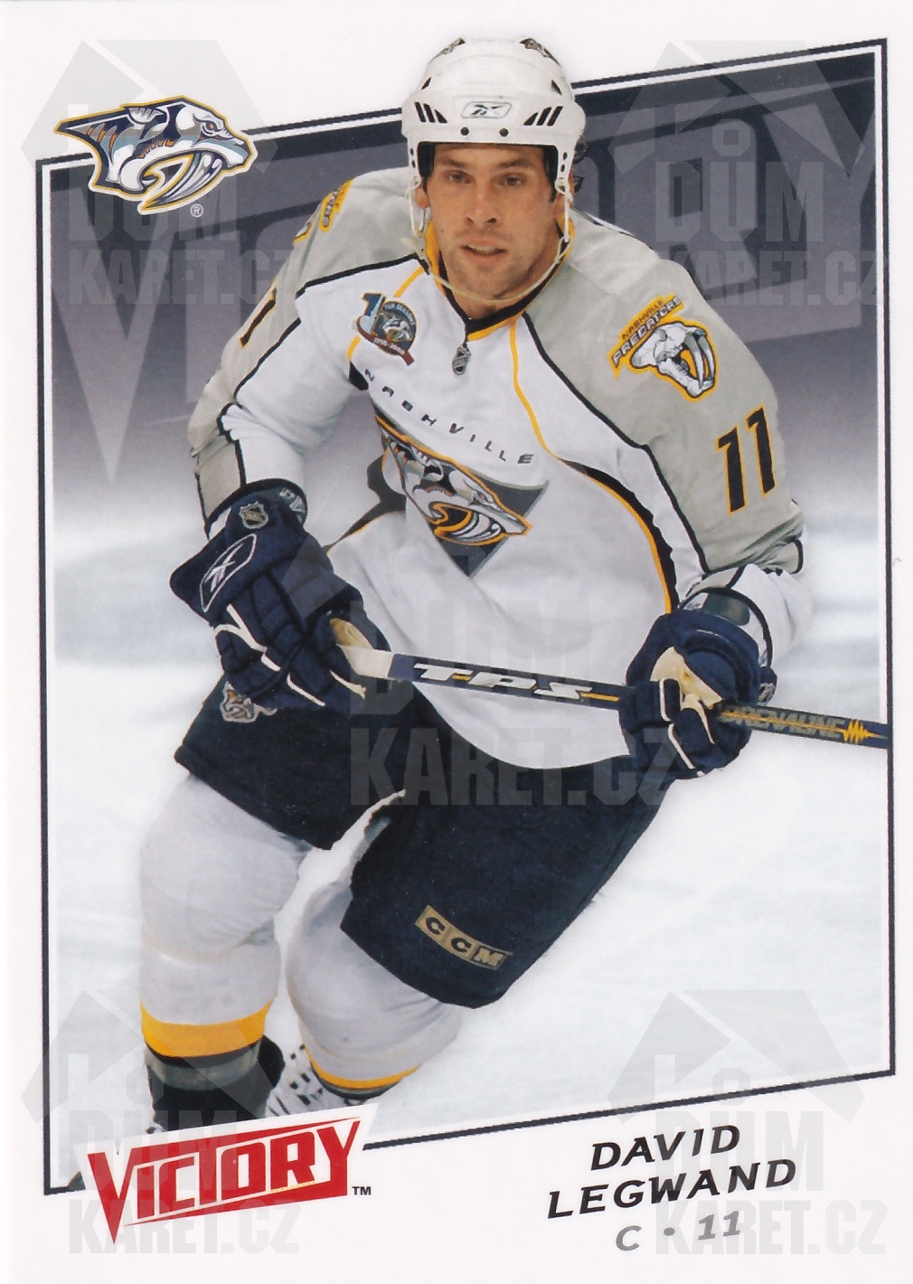 David Legwand - 2008/09 Victory Hockey - #85