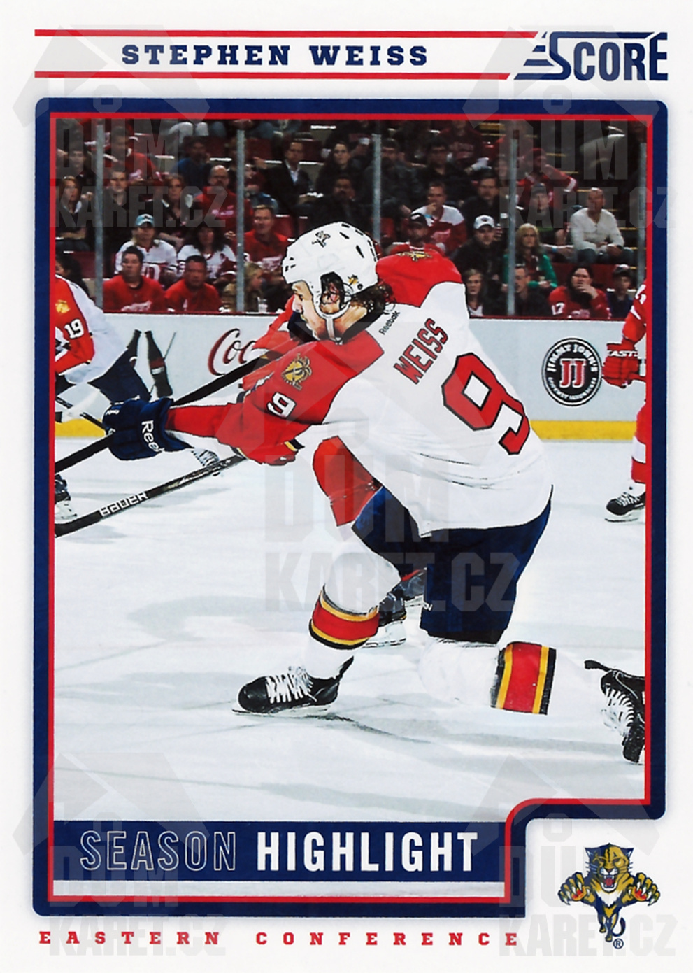Stephen Weiss - 2012/13 Score Hockey - Season Highlight - #34