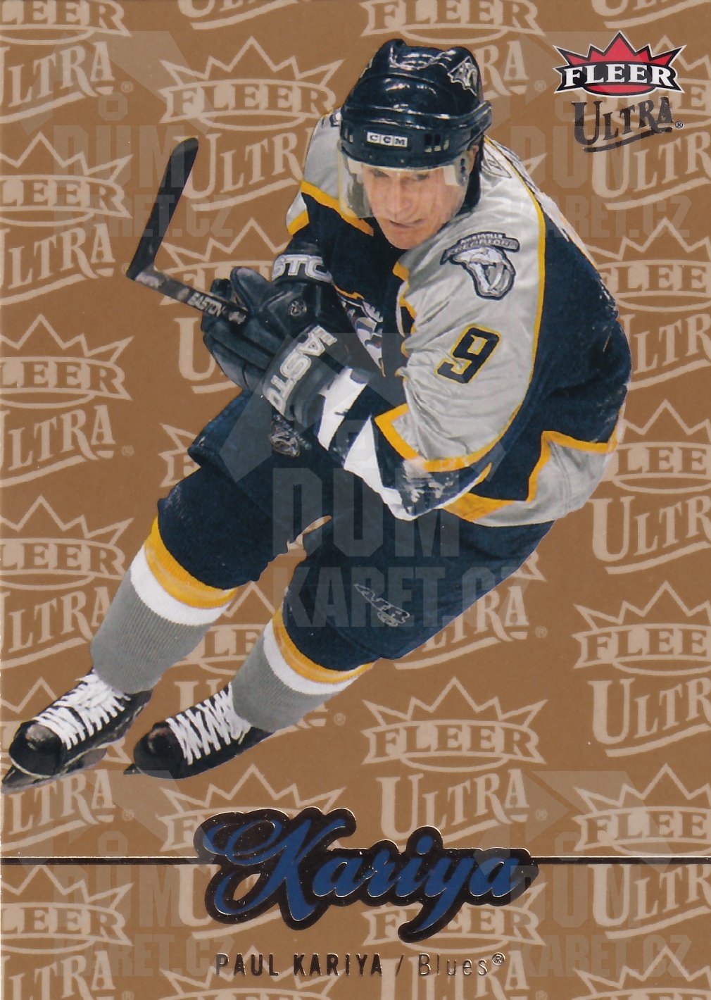 Paul Kariya - 2007/08 Fleer Ultra Hockey - Gold Medallion - #89