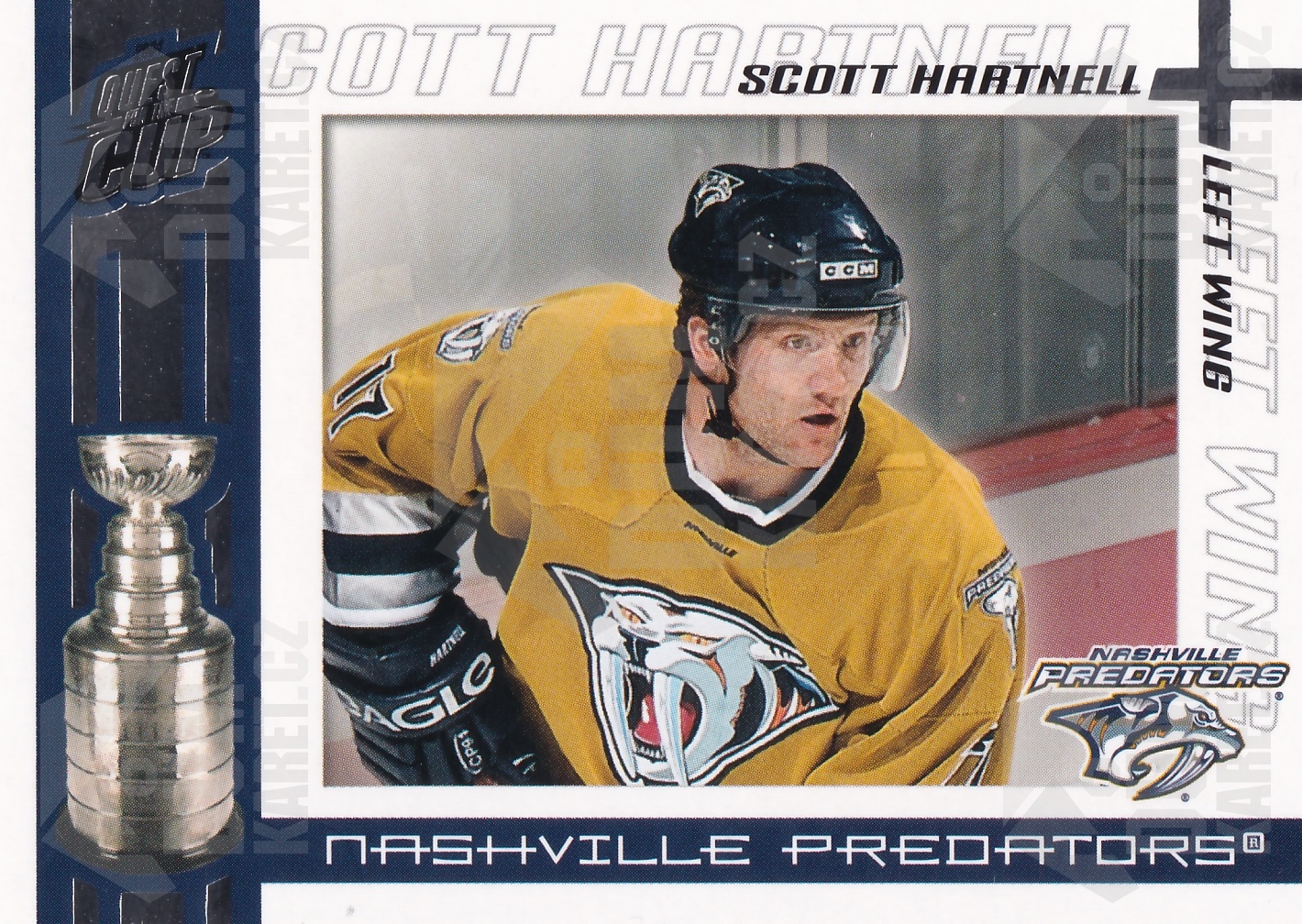 Scott Hartnell - 2003/04 Quest For The Cup - RC - #61