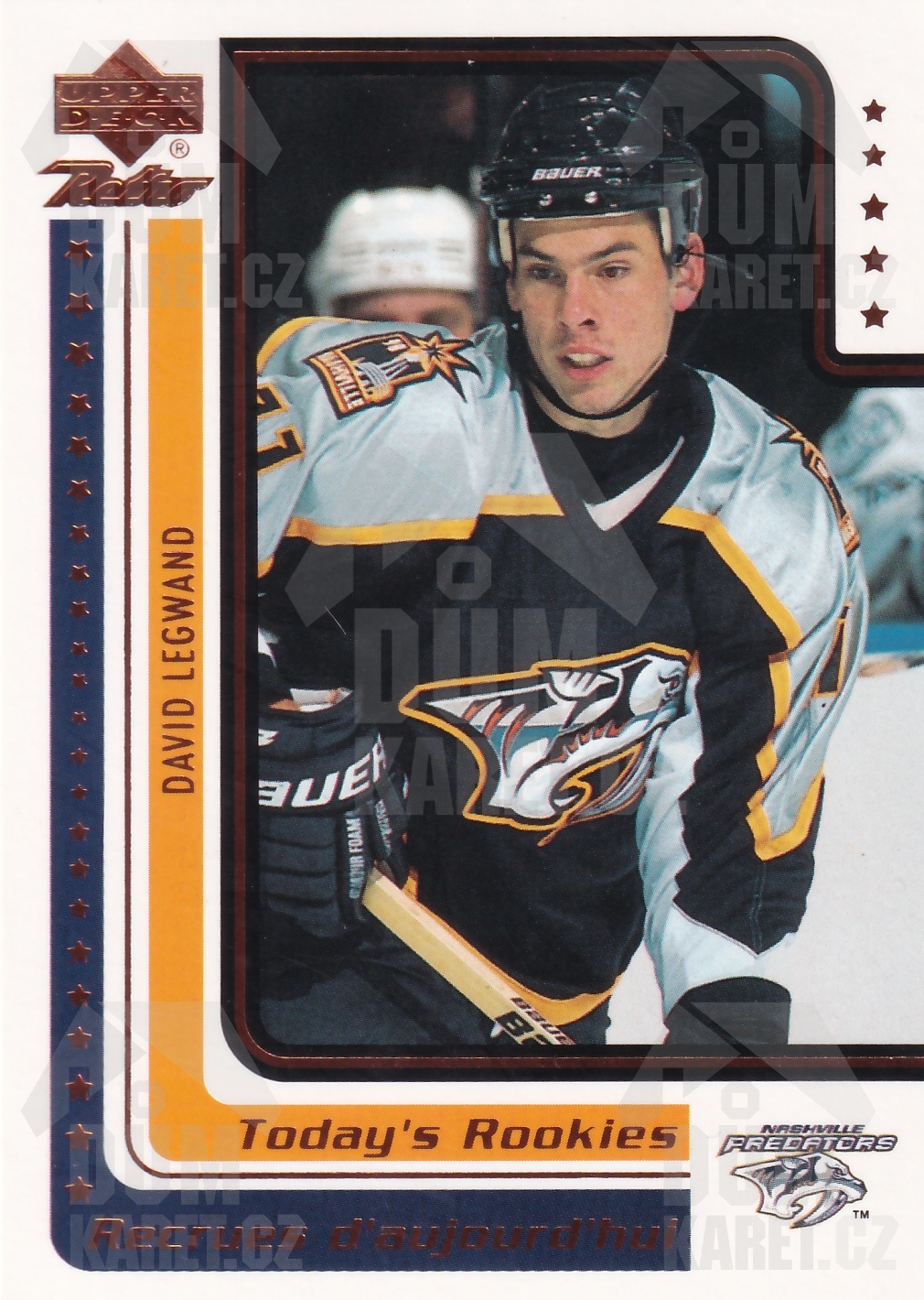 David Legwand - 1999/00 UD Retro Hockey - Today´s Rookies - #MCD17