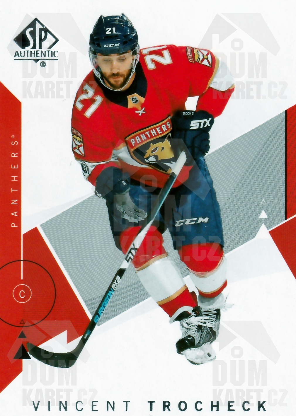 Vincent Trocheck - 2018/19 SP Authentic Hockey - #17