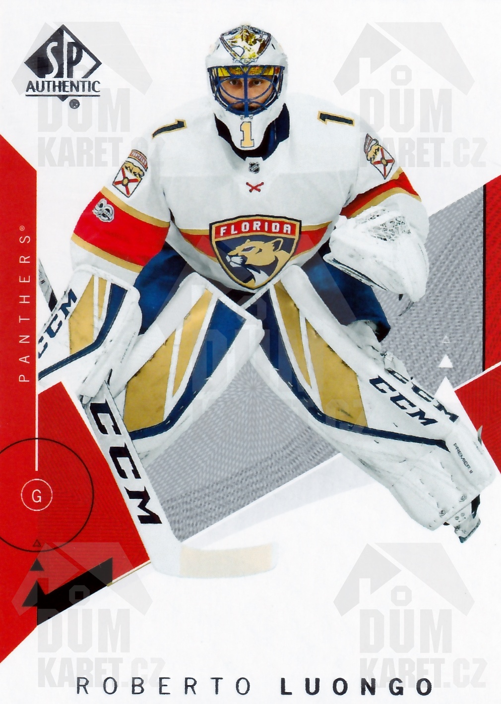Roberto Luongo - 2018/19 SP Authentic Hockey - #61