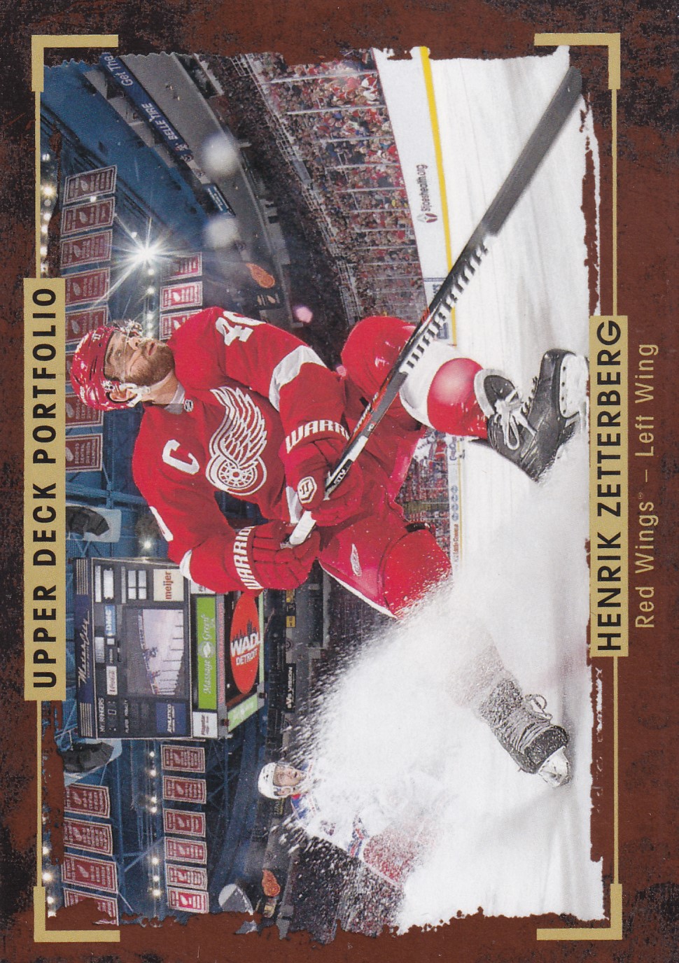 Henrik Zetterberg - 2015/16 UD Portfolio Hockey - #105