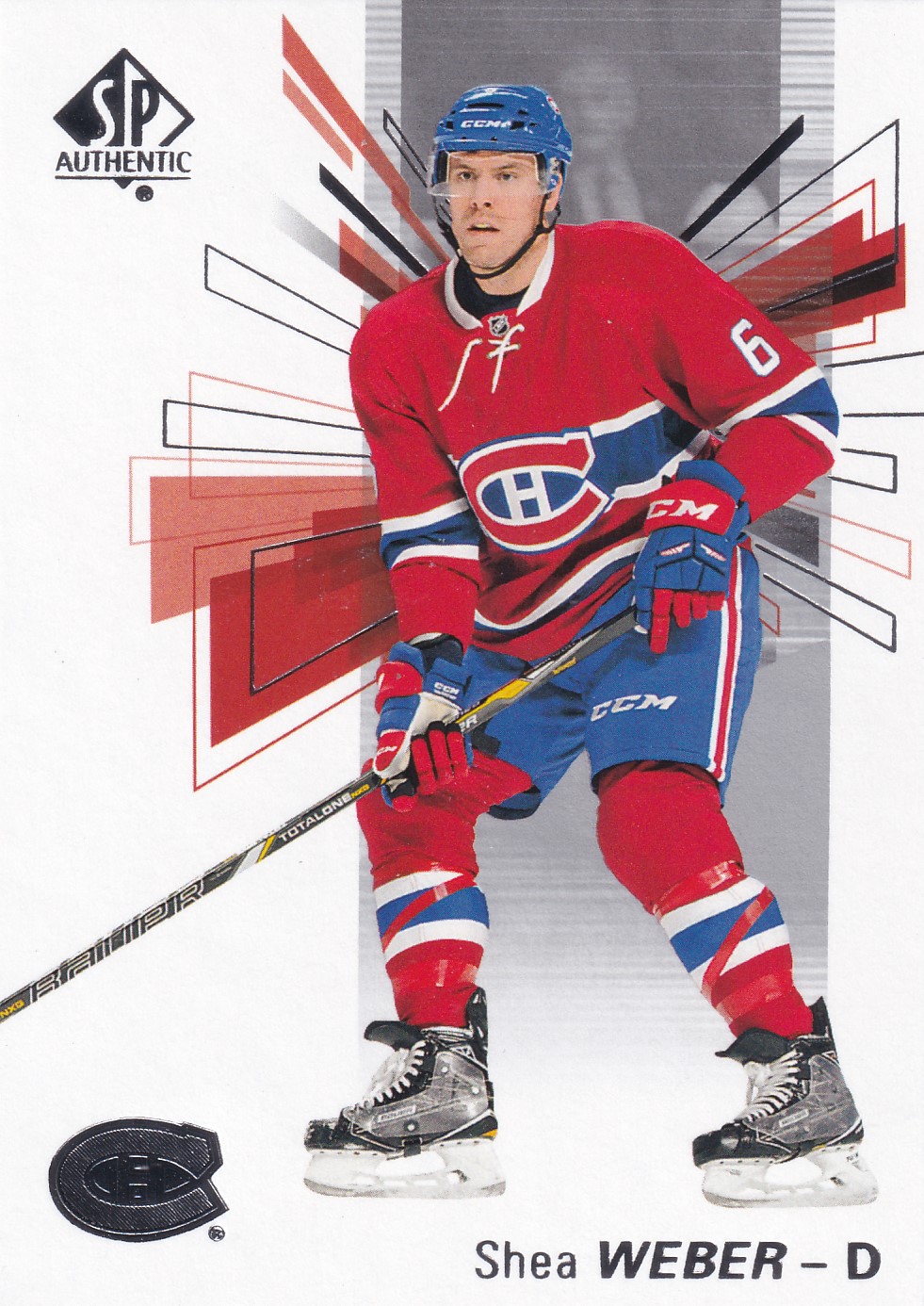 Shea Weber - 2016/17 SP Authentic Hockey - #99