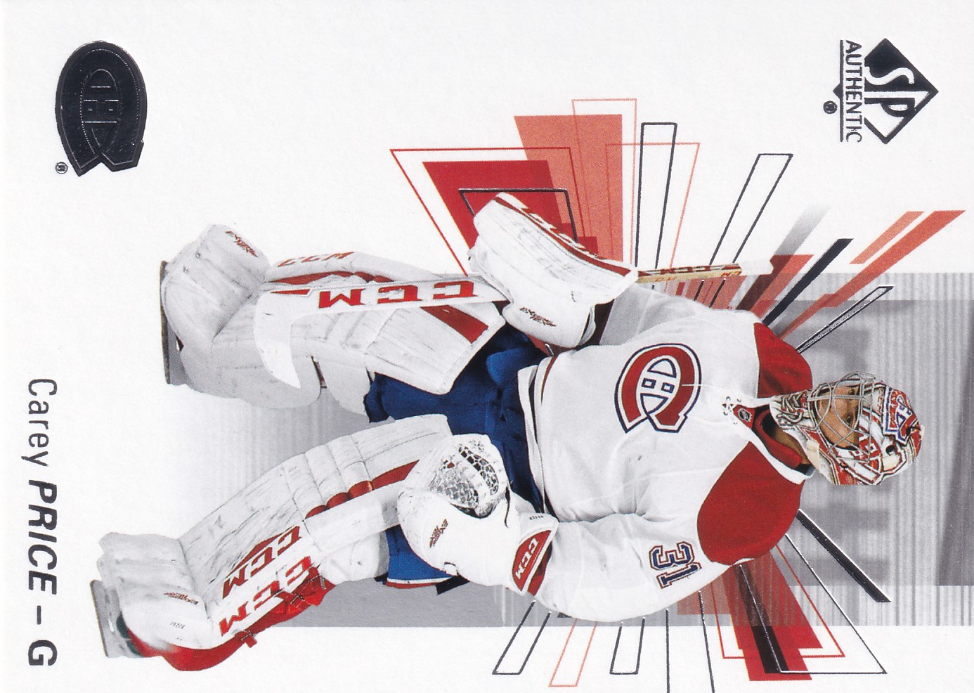 Carey Price - 2016/17 SP Authentic Hockey - #31