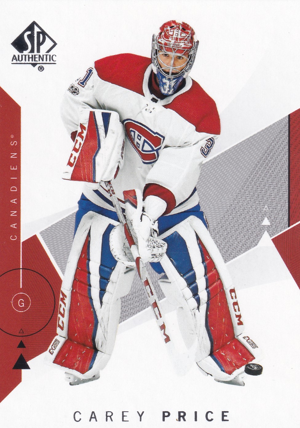 Carey Price - 2018/19 SP Authentic Hockey - #75