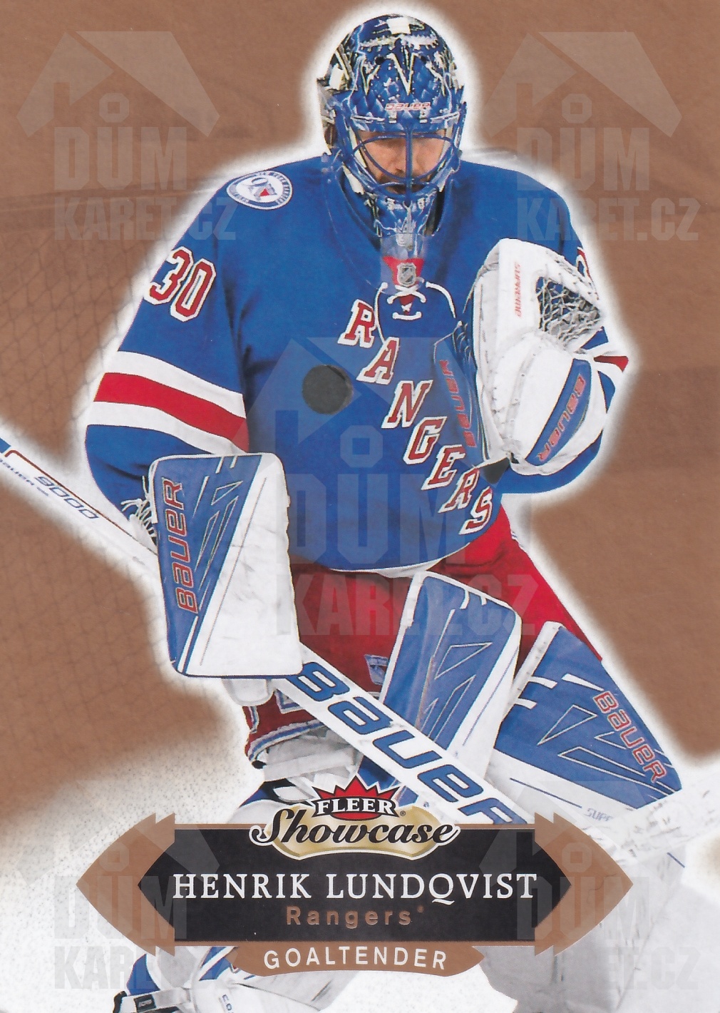 Henrik Lundqvist - 2016/17 Fleer Showcase Hockey - #71