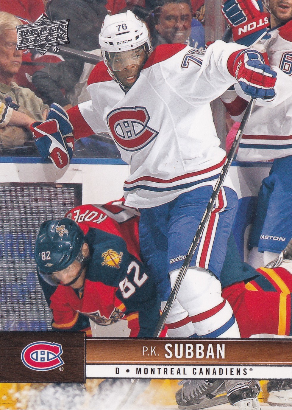 P.K. Subban - 2012/13 UD Series I. Hockey - #92