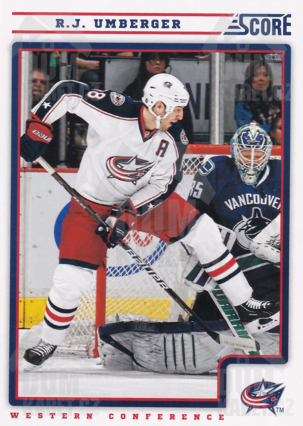 R.J. Umberger - 2012/13 Score Hockey - #149