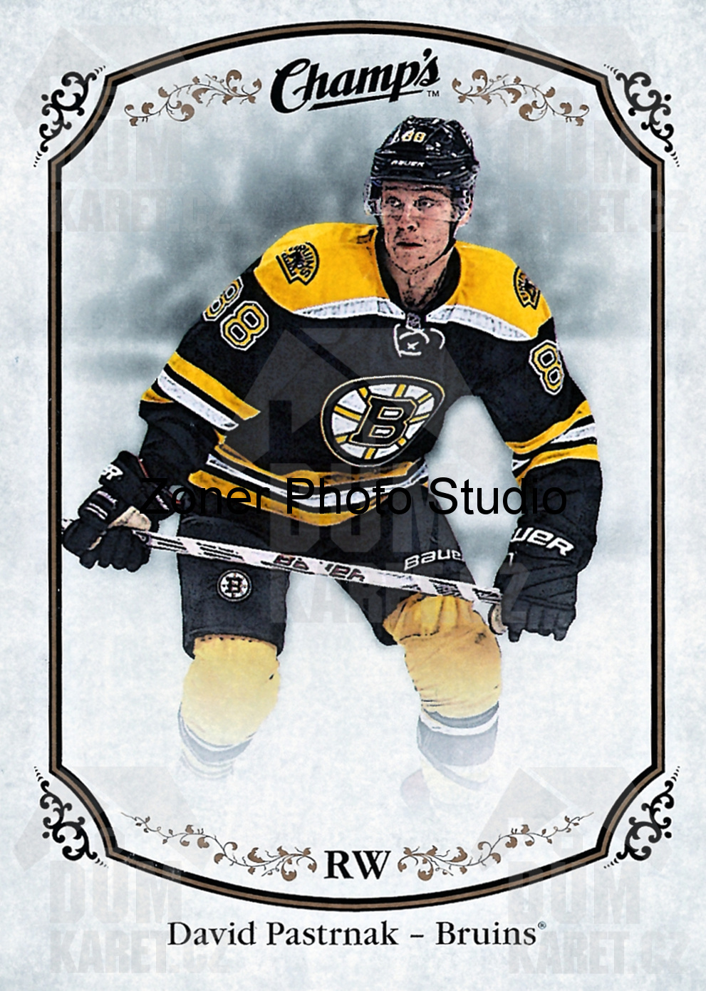 David Pastrňák - 2015/16 UD Champ's Hockey - #91
