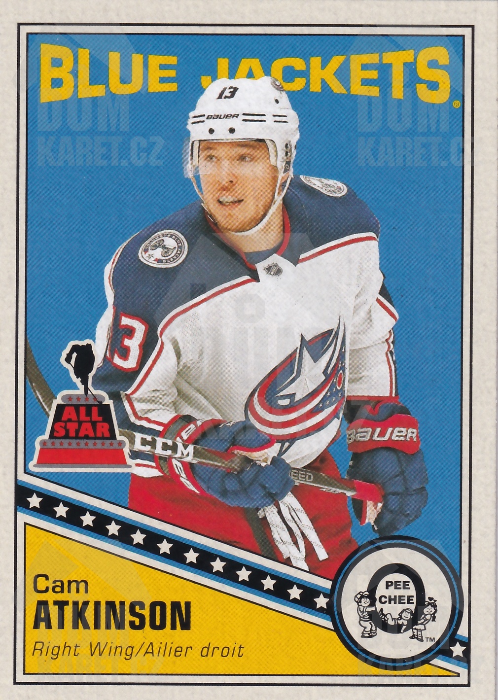 Cam Atkinson - 2019/20 O-Pee-Chee Hockey - Retro - #339