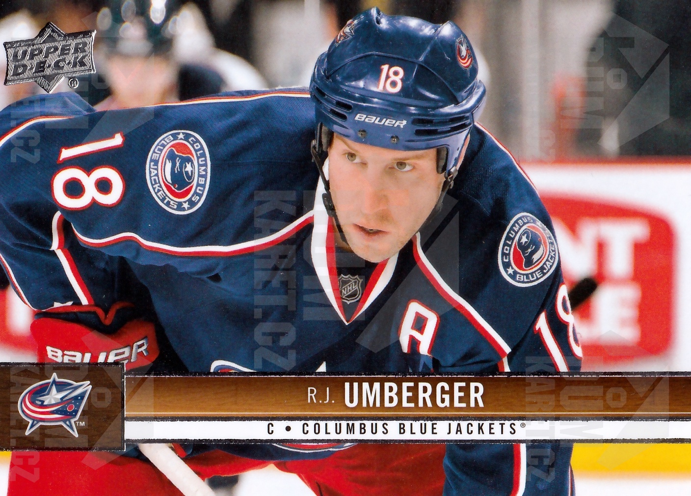 R.J. Umberger - 2012/13 UD Series I. Hockey - #47