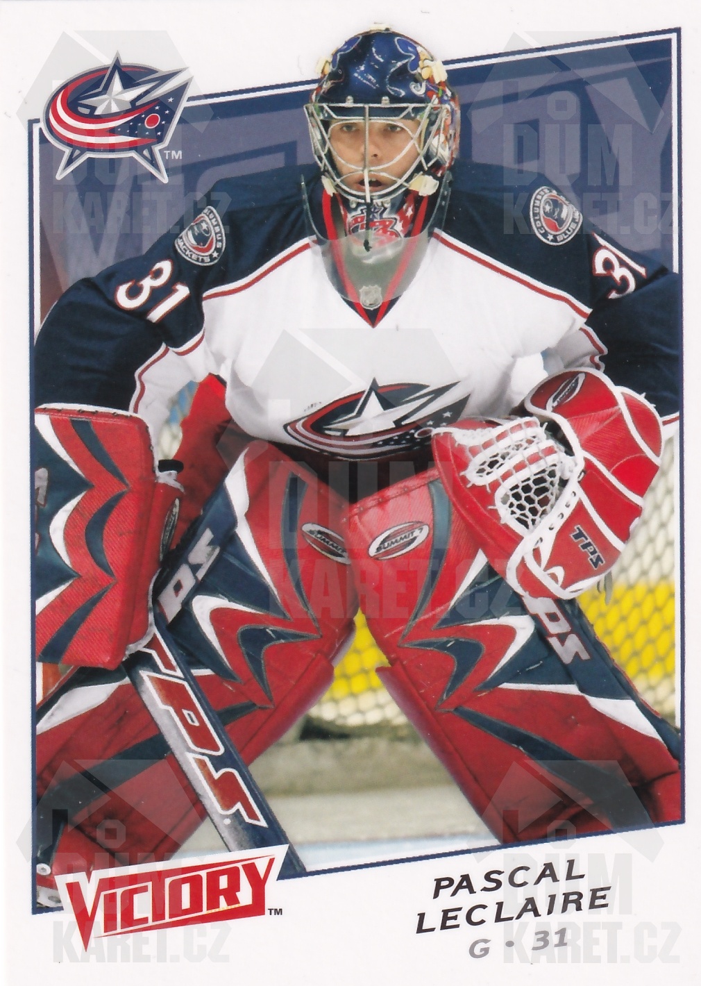 Pascal Leclaire - 2008/09 Victory Hockey - #138