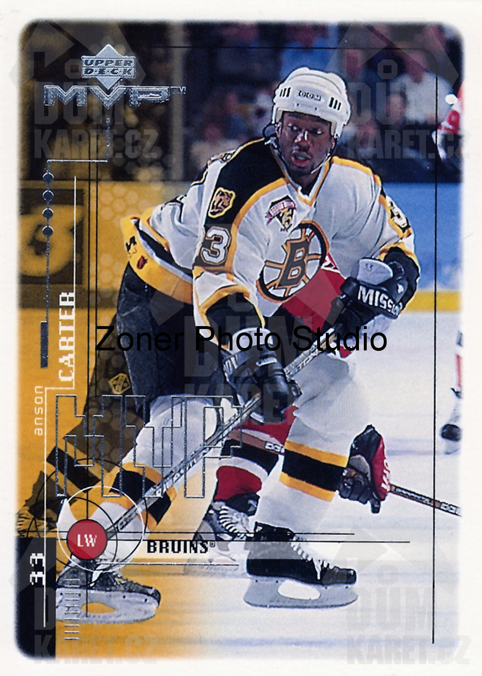 Anson Carter - 1998/99 MVP Hockey - #33