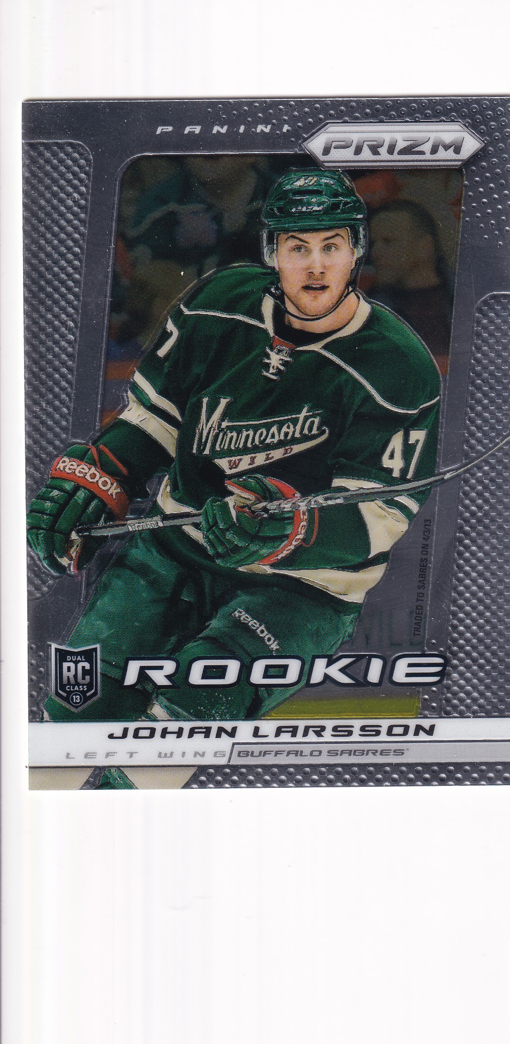 Johan Larsson - 2013/14 Panini Prizm Hockey - RC - #211