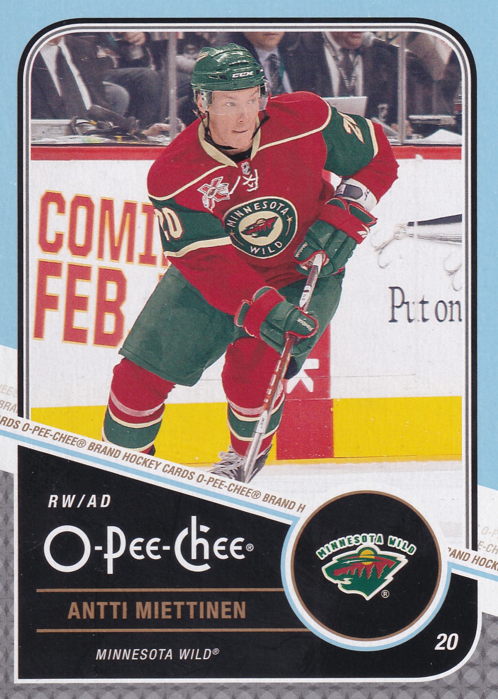 Antti Miettinen - 2011/12 O-Pee-Chee Hockey - #216