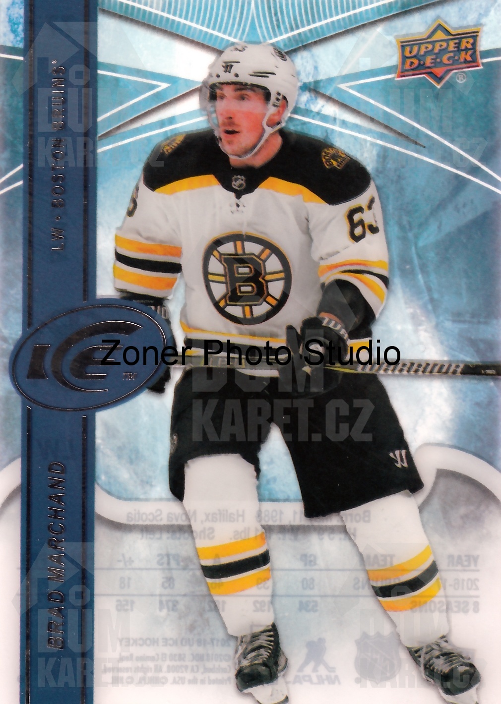 Brad Marchand - 2017/18 UD Ice Hockey - #77