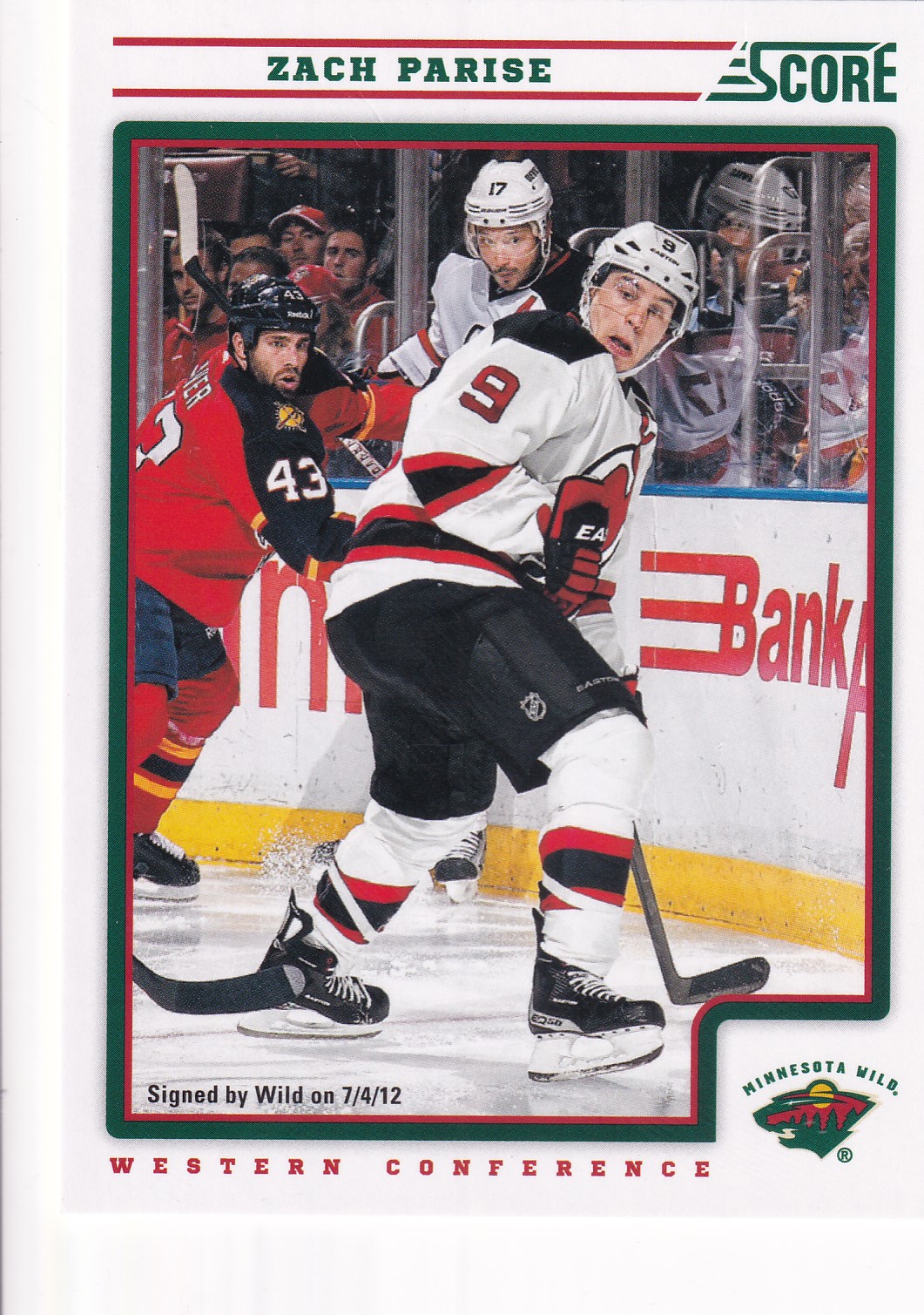 Zach Parise - 2012/13 Score Hockey - #244