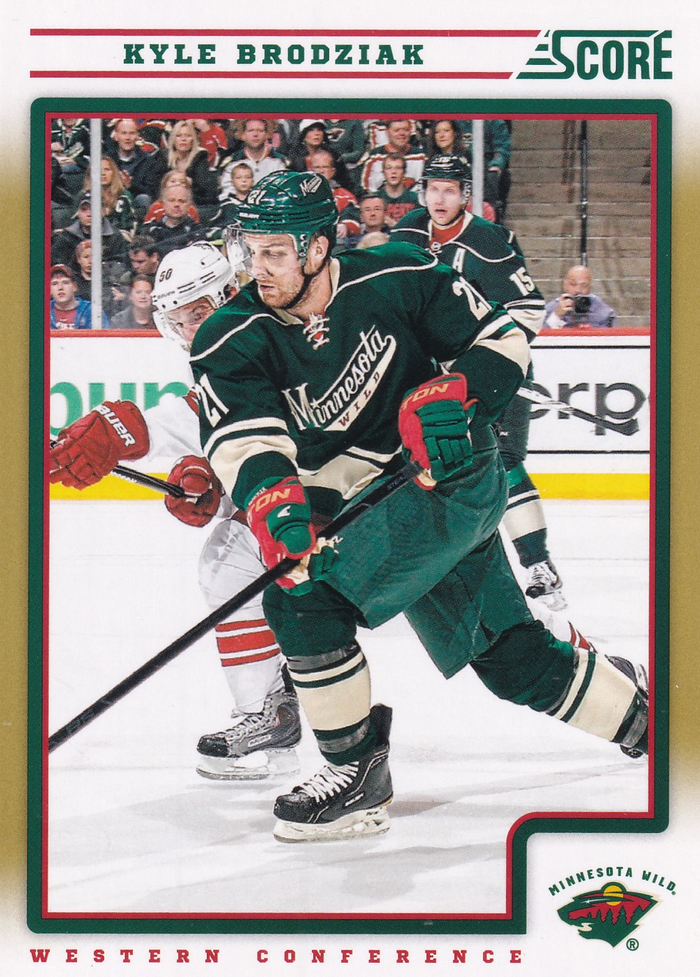 Kyle Brodziak - 2012/13 Score Hockey - Gold - #240