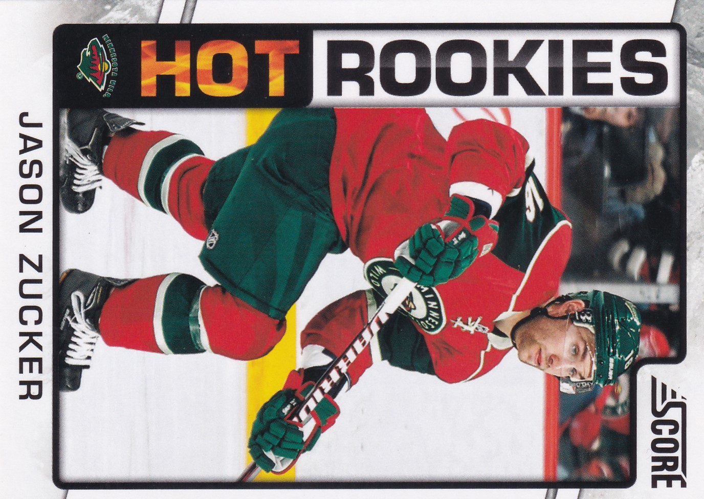 Jason Zucker - 2012/13 Score Hockey - Hot Rookies - #545