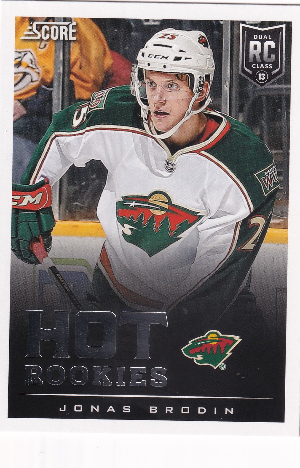 Jonas Brodin - 2013/14 Panini Score Hockey - Hot Rookies - #611