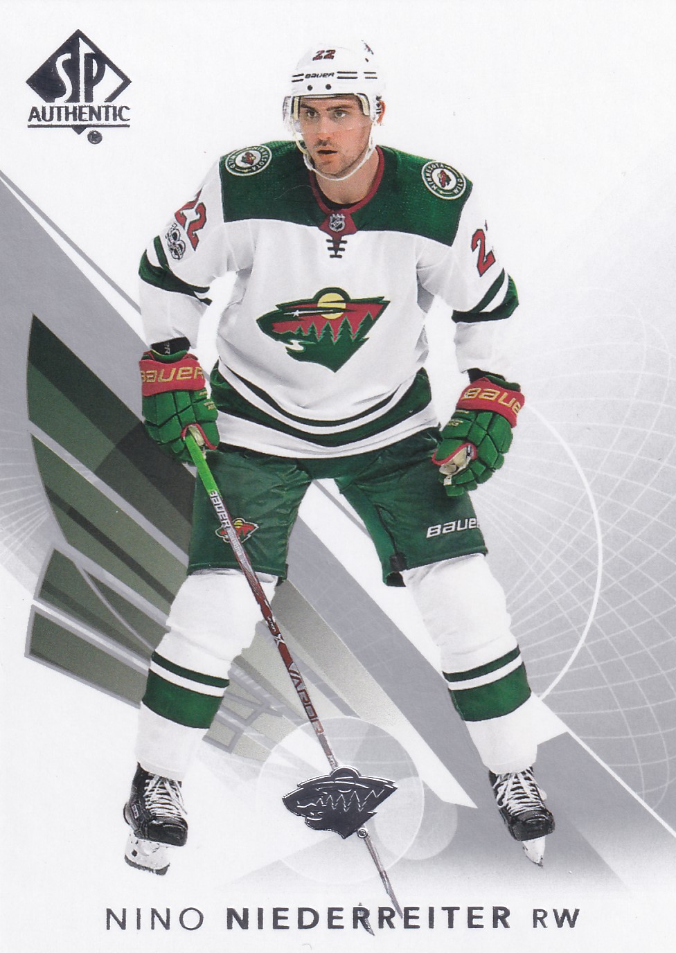 Nino Niederreiter - 2017/18 SP Authentic Hockey - #80