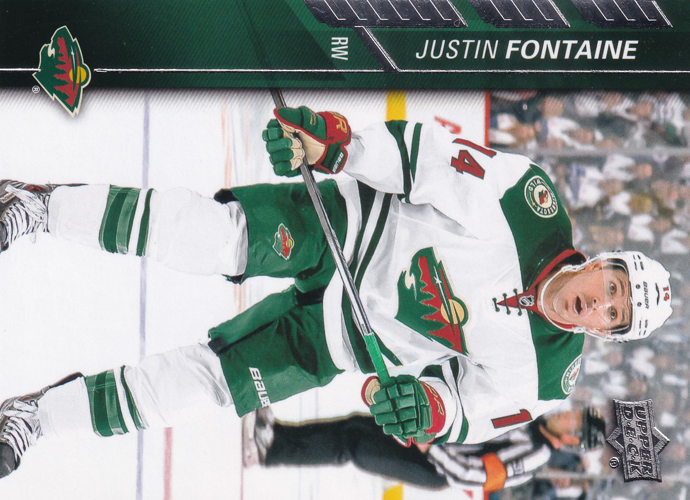 Justin Fontaine - 2015/16 UD Series II. Hockey - #345