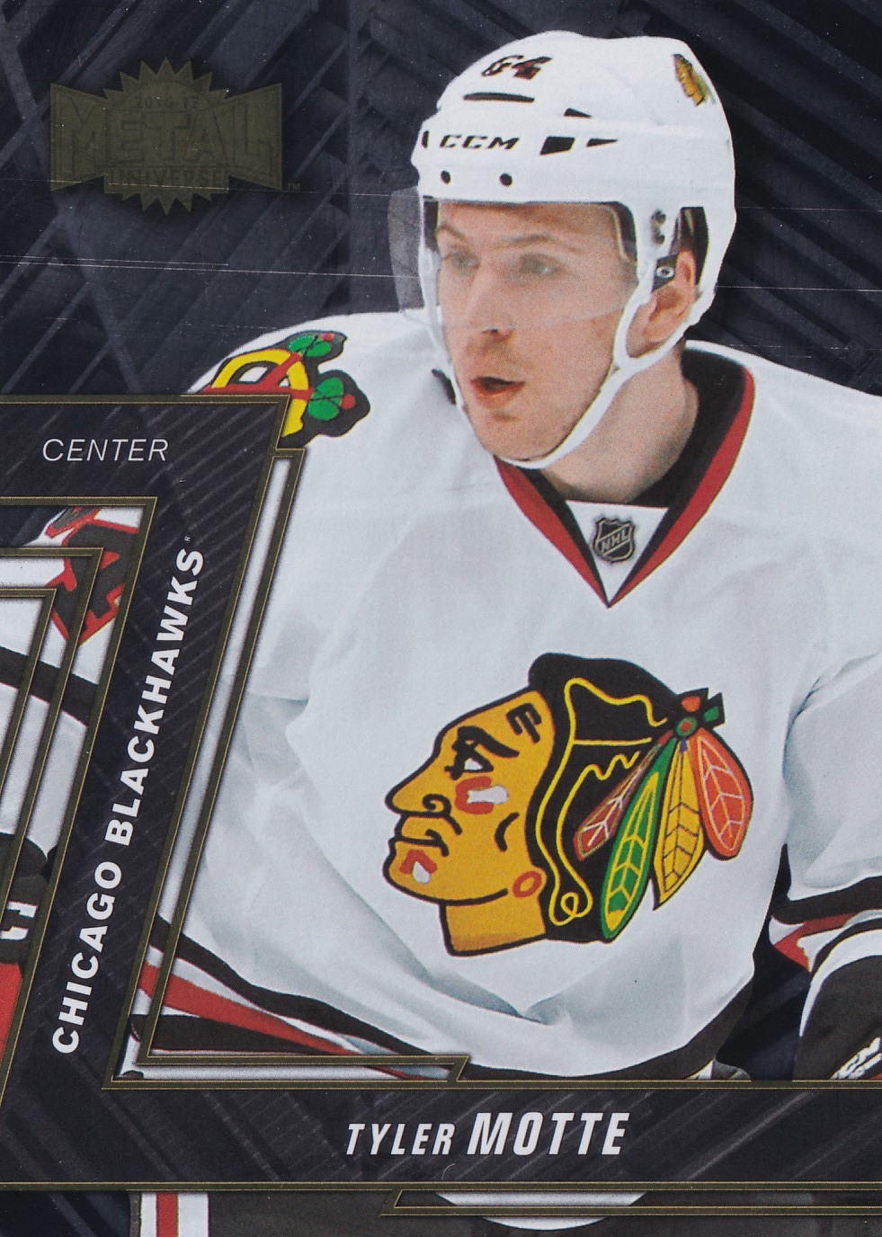 Tyler Motte - 2016/17 Fleer Showcase Hockey - Metal Universe - #MU-36