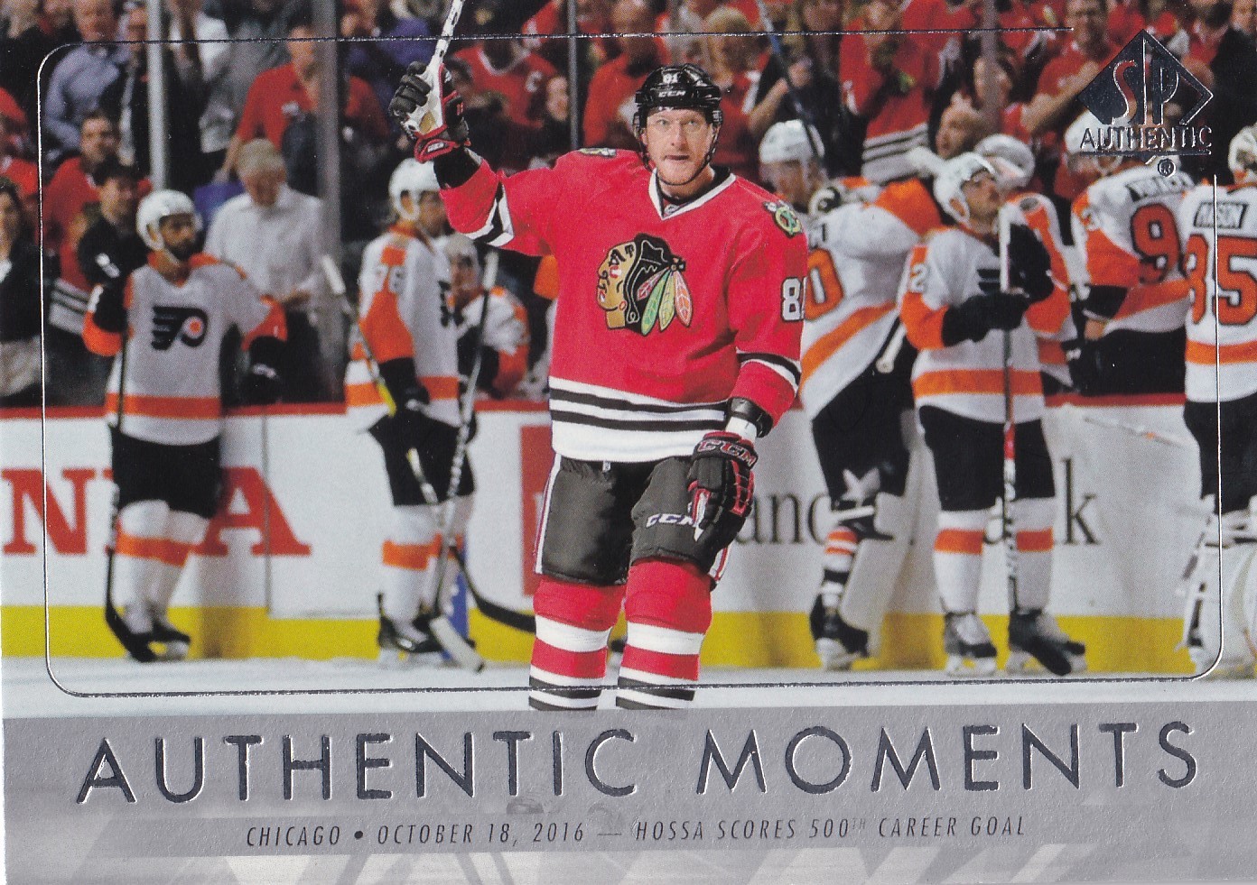 Marian Hossa - 2016/17 SP Authentic Hockey - Authentic Moments - #102